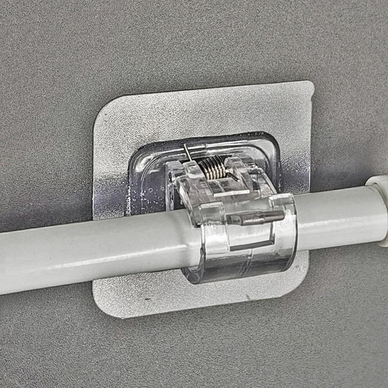 

Крючок для штор, подвесной крючок, пряжка, вешалка для полотенец, самоклеящийся зажим для крепления карниза, настенный крючок, кронштейн для карниза для штор/шторки для душа