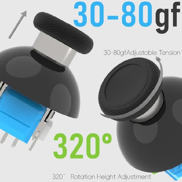 Controller Modification Thumbstick Module with Variable Resistance, Magnetic Input Design, and Over 5 Million Rotations