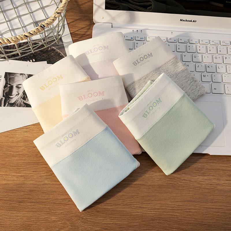 Women's Spring and Autumn Cotton 10A Antibacterial Breathable Extended Crotch Panties