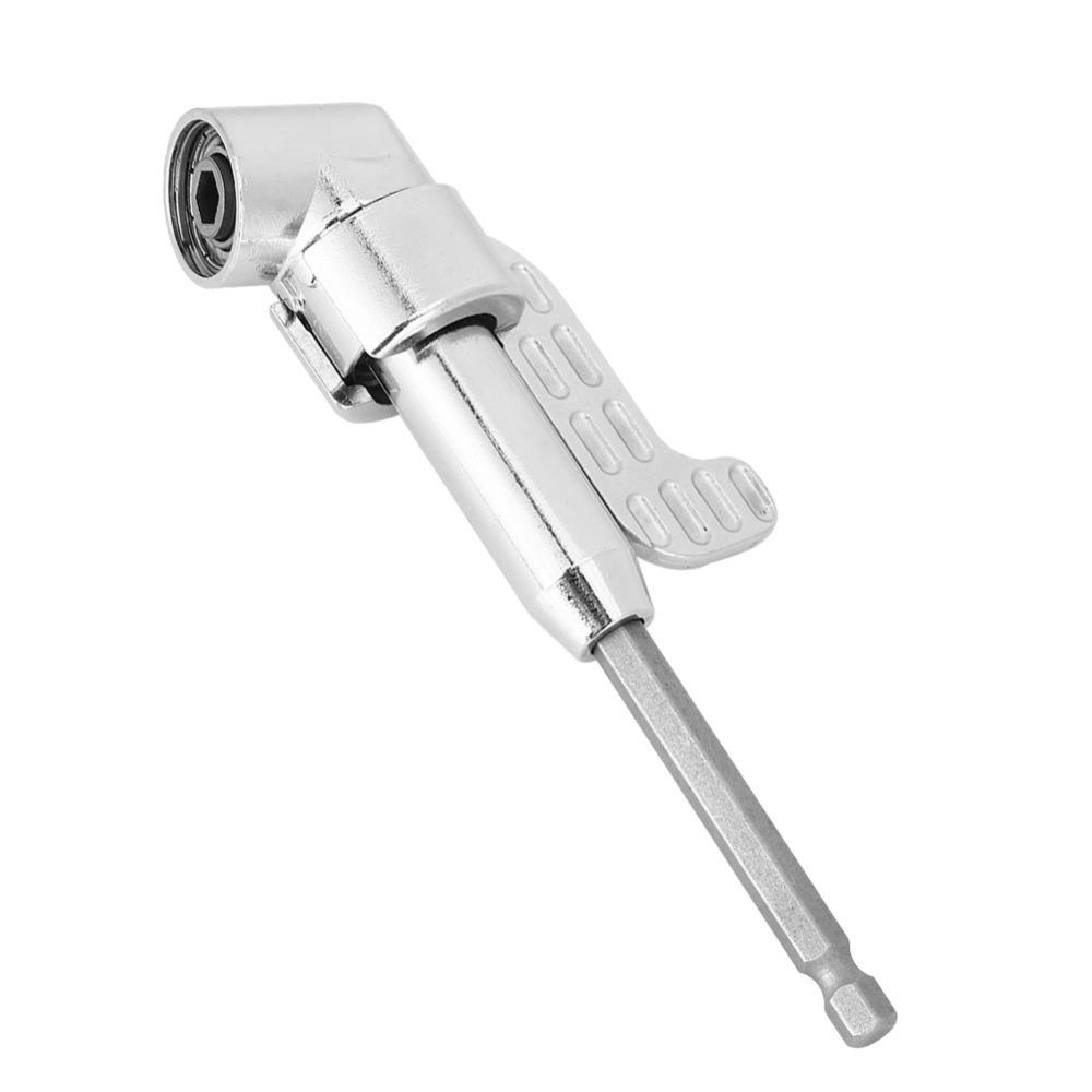 105 Degree Angle Right Angle Drill Adapter Magnetic Quick Change Drive Screwdriver Drill Attachment 1/4-inch Hex Shank