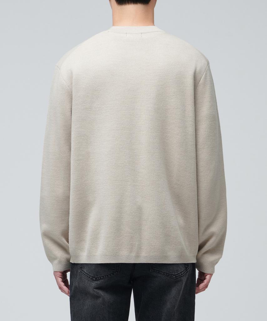 Musinsa Standard Minimalist Cardigan [Oatmeal]