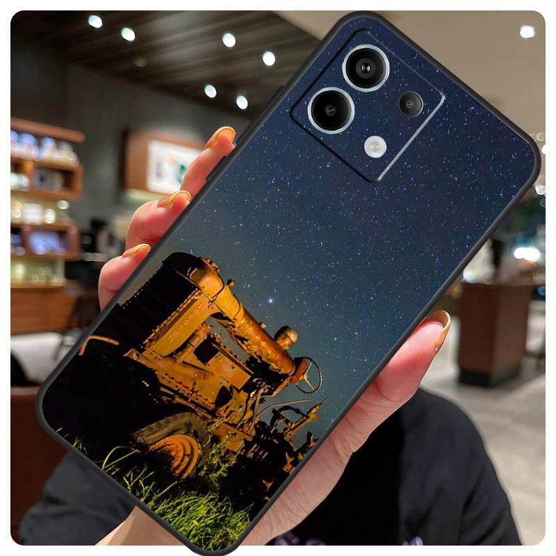 Farm Vehicle Tractor Case For Xiaomi Redmi Note 14 10 11 12 13 Pro 11S 12S Cover For Redmi 15 C 14C 10C 12C 13C