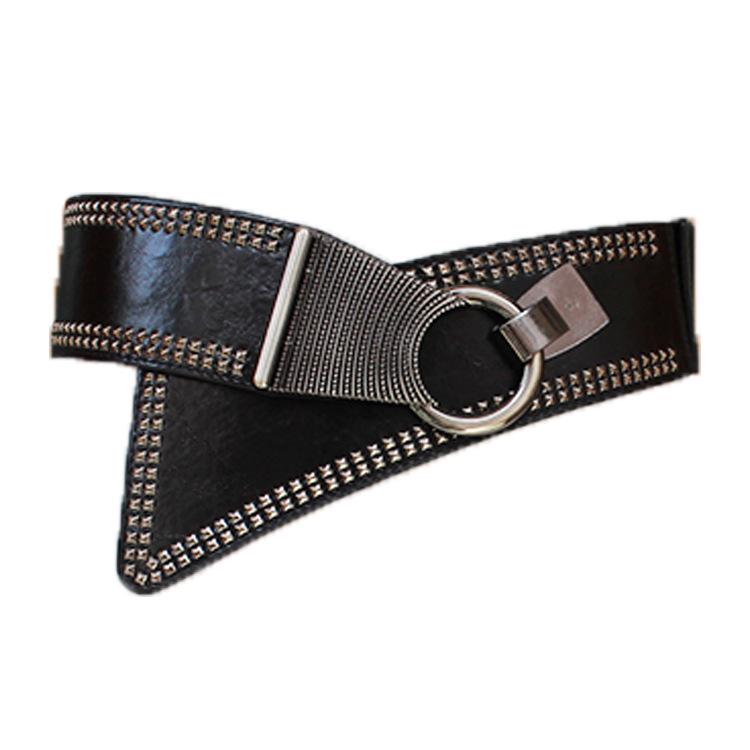 Fashionable Korean-Style Women's Waist Belt - Versatile, Decorative, and Wide, Perfect with Skirts.