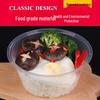 Disposable Round Food Containers with Lids