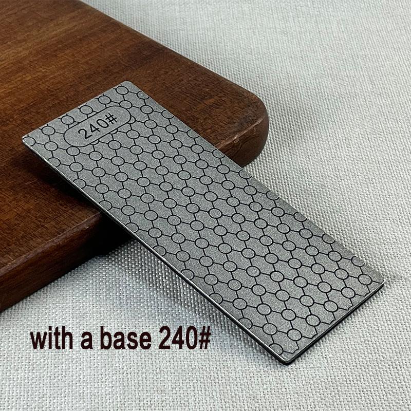 Diamond Sharpening Stone Knife sharpener 151*63mm Ultra-thin Honeycomb Surface Knife Whetstone Kitchen Grinding Tool