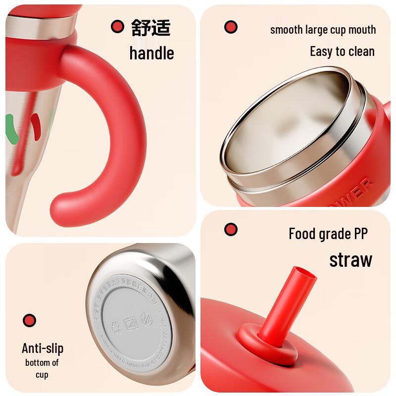 Fuguang Stainless Steel Straw Insulated Tumbler