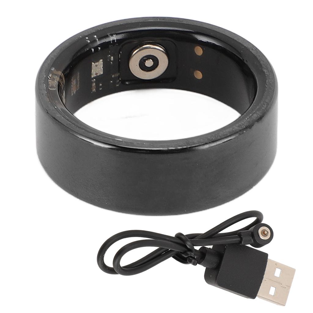 Smart Ring Magnetic Fast Charging Low Power Consumption IP67 Water Proof Motion Monitoring Health Ri