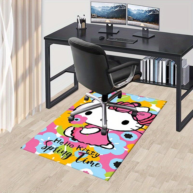 

1pc Hello Kitty Spring Time Office Carpet Under Chair Mat Gift Universal Desk Rug for Room Decor Birthday Presentc046 60cm by 90cm