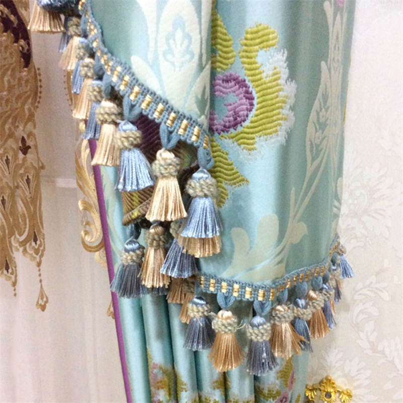 3 Meter Lace Tassel Ribbon Curtain Decor Tassels Trimming Fringes Tassel Lace For Sewing Bed Clothes Curtains Accessories