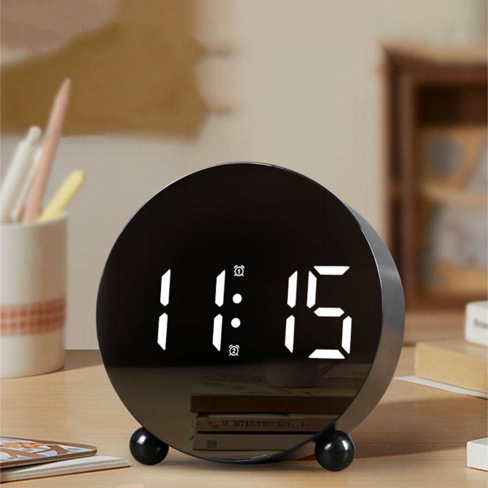 Big Digital Digital Alarm Clock 2 Sets Alarm Smart Alarm Clock Home Decoration LED Clock  Student