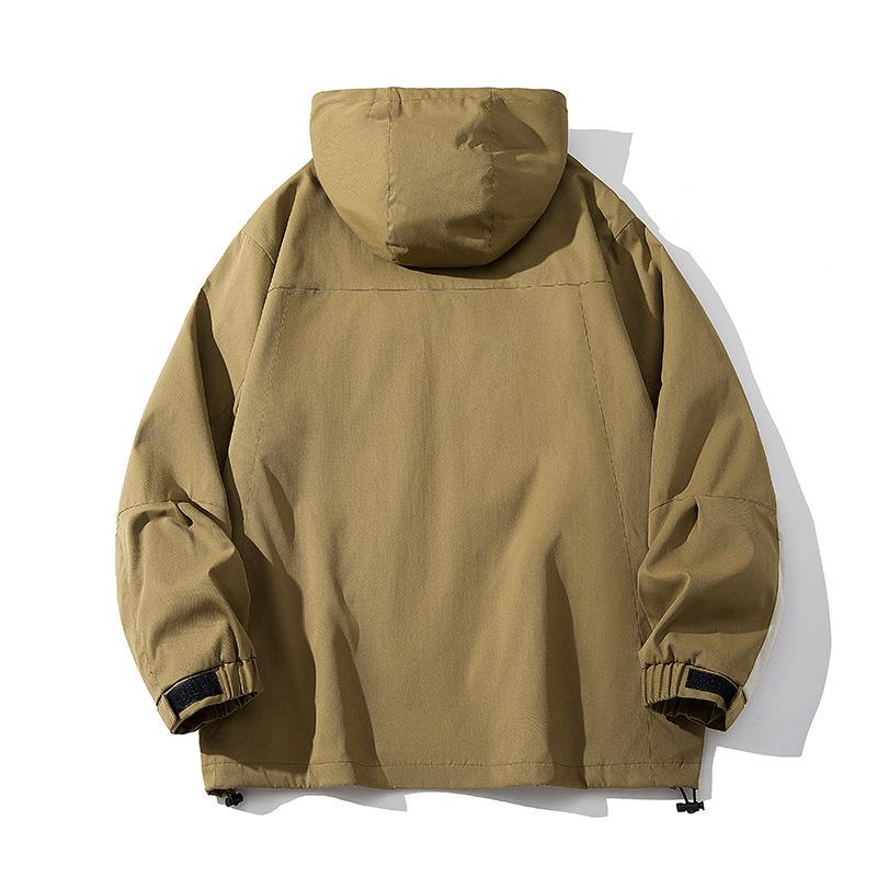 Autumn Youth Fashion Trendy Brand Loose Hooded Jacket Men and Women Handsome Coat