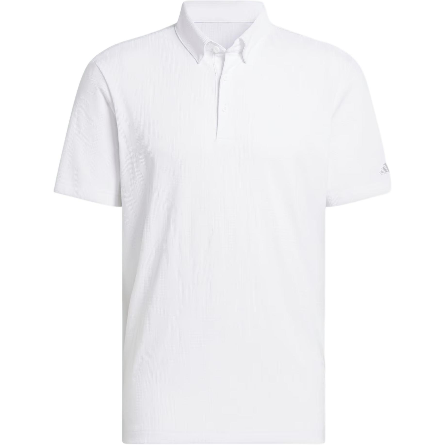 

Adidas Go-To Ss25 Textured Polo Shirt Comfortable Versatile Soft Short Sleeve Polo Men Tops JL7892 L
