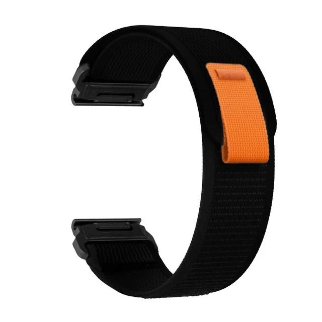 QuickFit 22mm 26mm Nylon Sport Strap For Garmin Fenix 6X 7X Pro/Epix Pro Gen2 51mm 47mm/Fenix 5 5XPlus Forerunner 965 Watchband