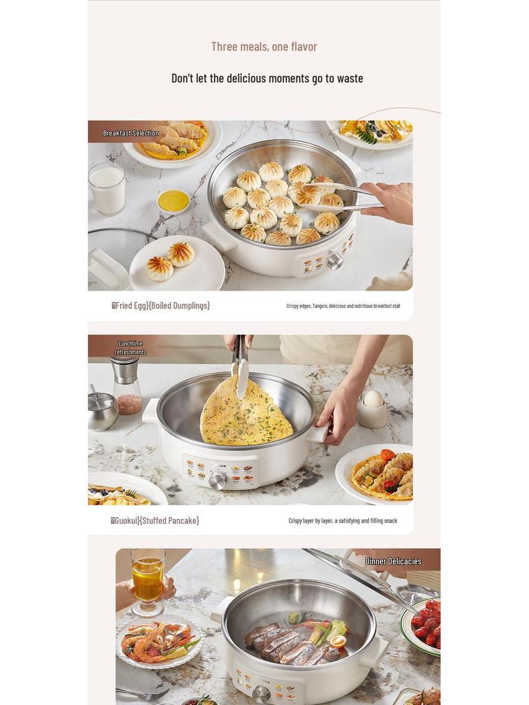 2025 Rozsdamentes acél elektromos palacsinta- és crêpe sütő - MC-JKC3470SUS modell