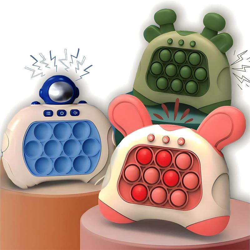 Light Up Pop It Bubble Puzzle Game Machine Quick Push Toys Educational Toys For Children Creative Intellectual Toys