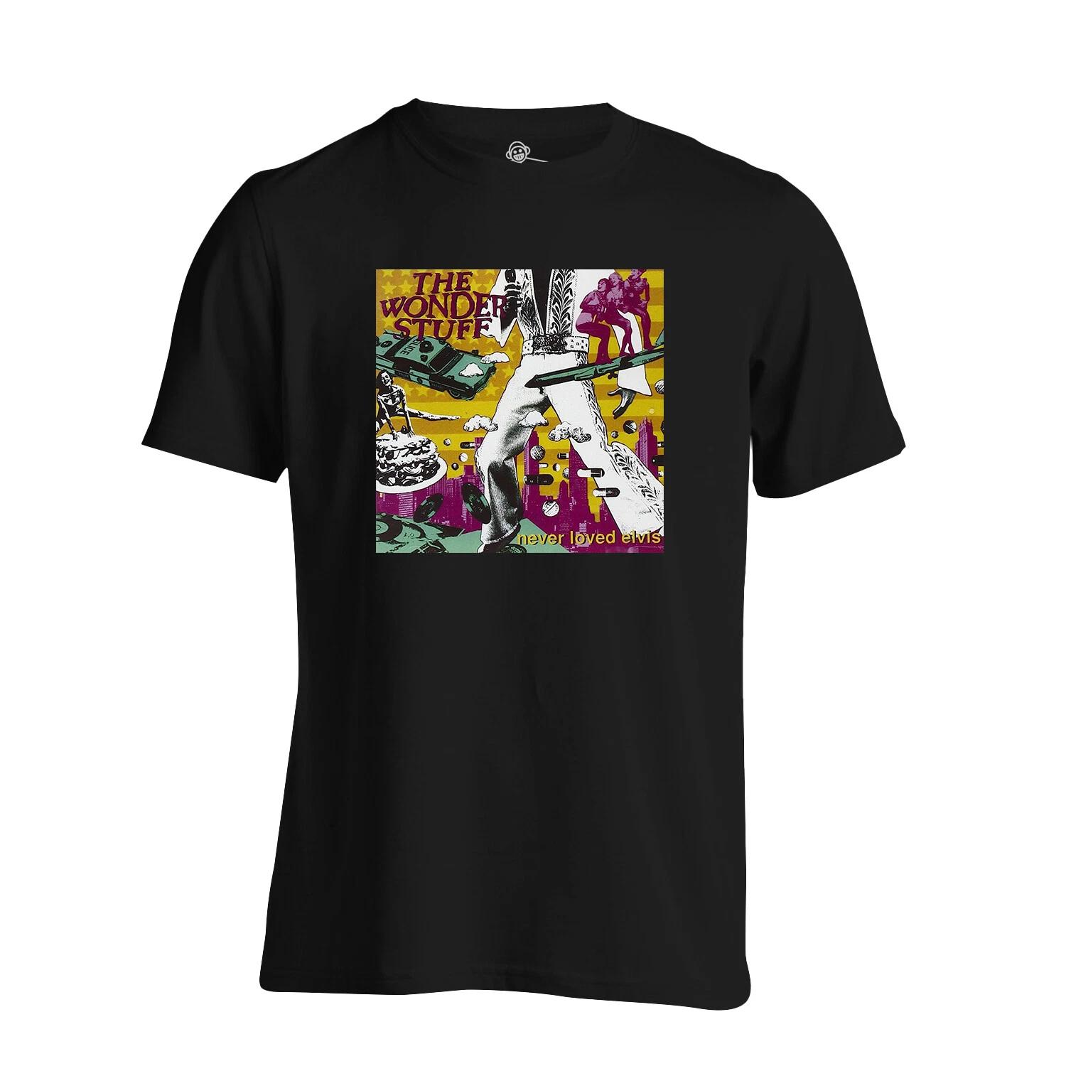 

The Wonder Stuff T Shirt Never Loved Elvis Album Cover Indie Rock Pop Classic 4XL
