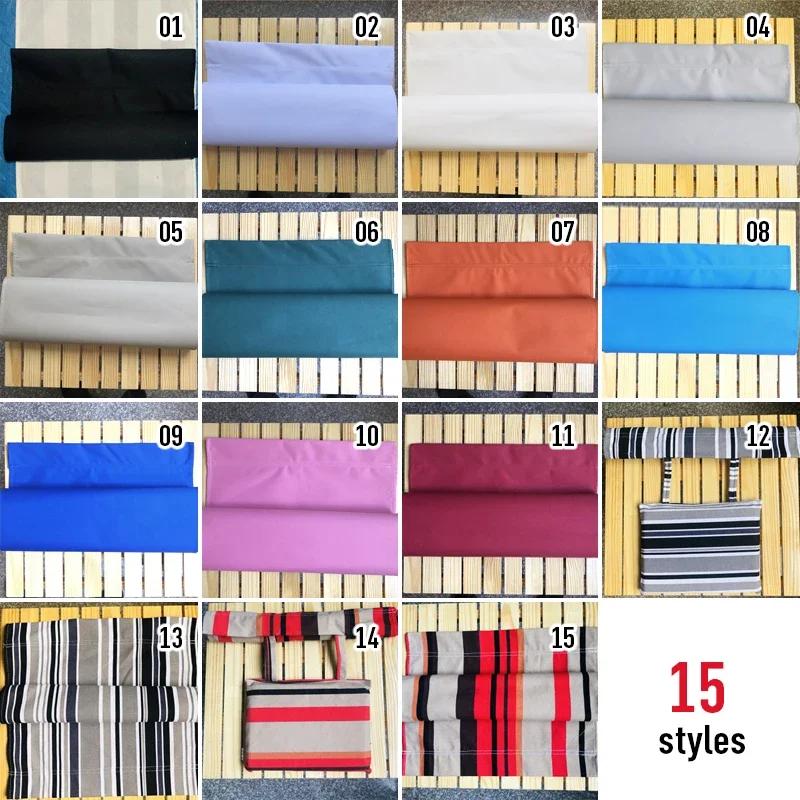 15 Colors Folding Deck Chair Replacement Cover Waterproof Beach Chair Canvas Seat Covers for Courtyard Home Accessories