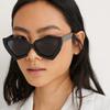 Retro Triangle Cat-Eye Sunglasses Unisex – Stylish European & American Fashion Trend Glasses for Unique Street Style