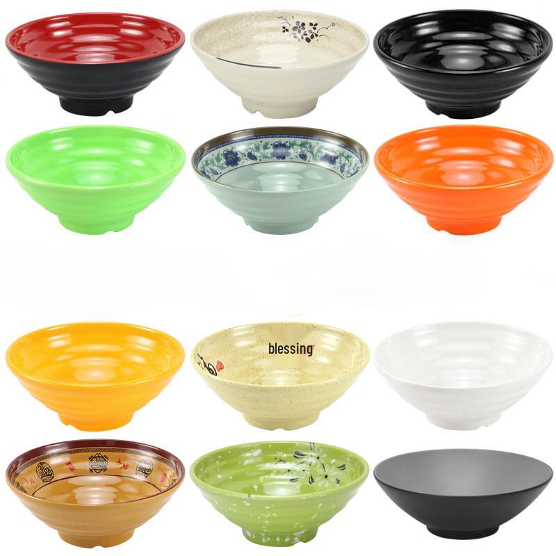 LYGIL Extra Thick Melamine Noodle & Soup Bowl