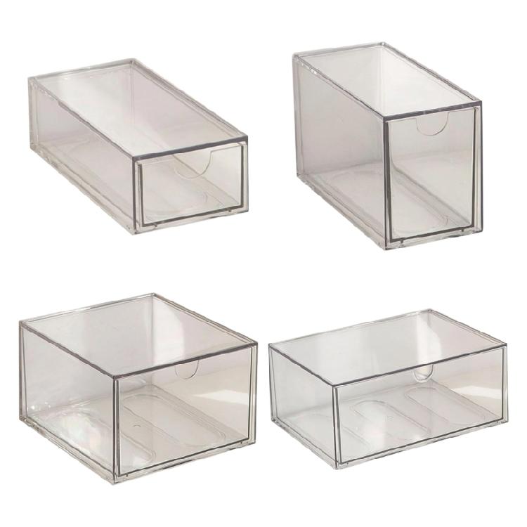 1Pcs Plastic Friendly Pantries Organization Drawers With Smooth Sliding Design For Food Spices Bathroom Essential