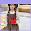 Stylish Korean Minimalist Childrens Shoulder Bag Trendy Color Block Mini Handbag