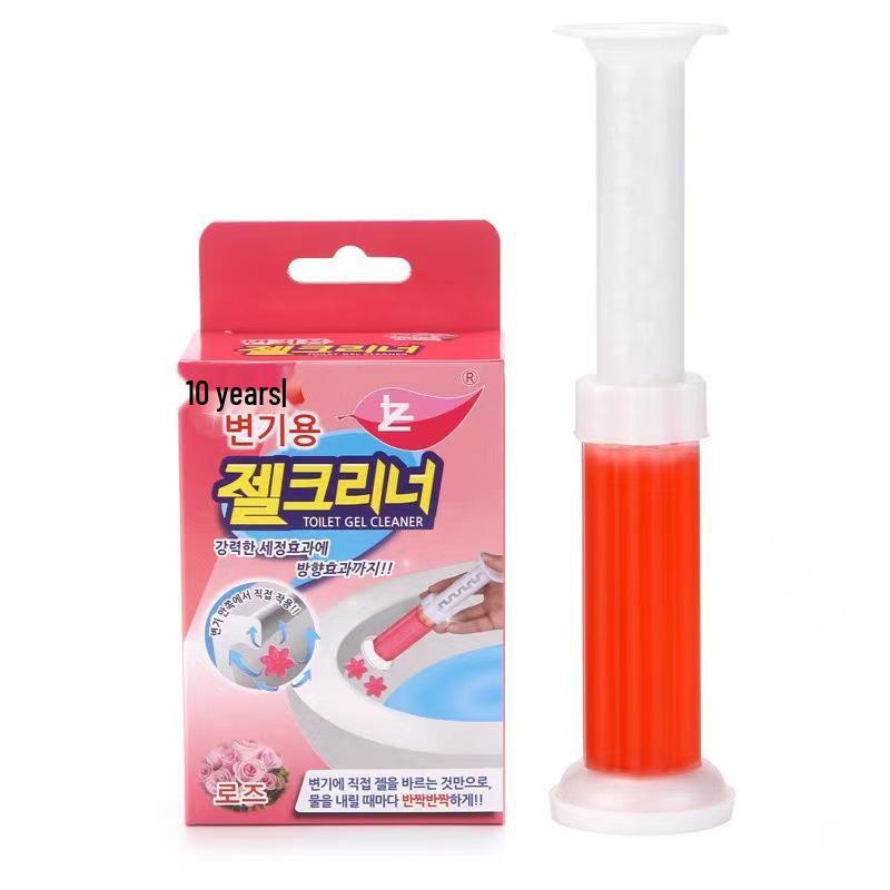 Floral Gel Toilet Cleaner: Fresh Scent Odor Remover & Descaler