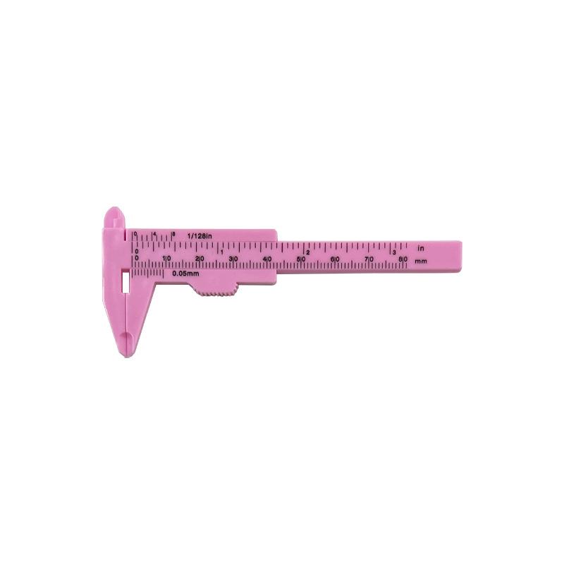 150mm Plastic Vernier Caliper, Double Scale, Mini Measuring Tool for Jewelry and Student Use