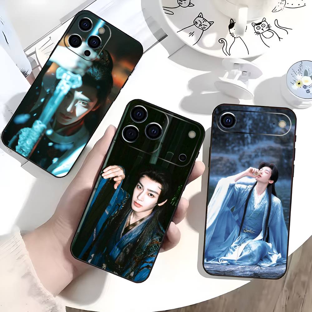 Hou Minghao The Unclouded Soul The Glory and Atake Phone Case For IPhone17,16,15,14,13,12 Pro,Max,Plus, soft case Black silicone