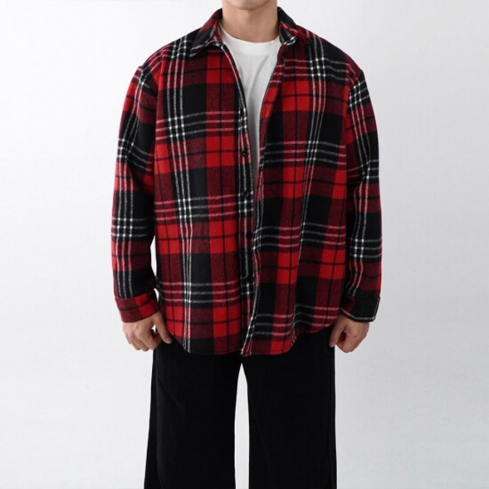 Onl Men S overSized Check Shirt