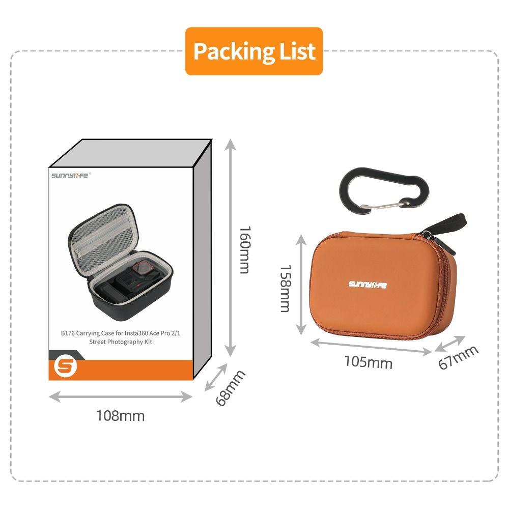 Shockproof Street Photography Kit Storage Bag for Insta360 Ace Pro 2/Ace Pro