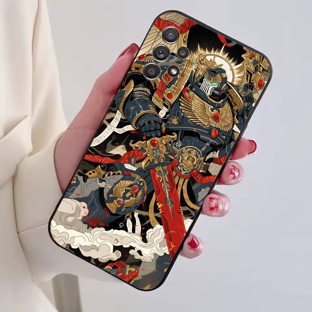 Custodia GamePhone W-Warhammer 40k Per Samsung S25,S24,S21,S22,S23,S30,Ultra,S20,Plus,Fe,Lite,Note,10,Copertina Nera