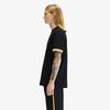 FRED PERRY [Sharp] Twin Tip Cuff T-Shirt - Black/Champagne Afpm2612396-90A