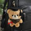 Cute Bear Plush Pendant 15cm Bear Pendant Toy Funny Plush Doll Keychain  Gift Giving