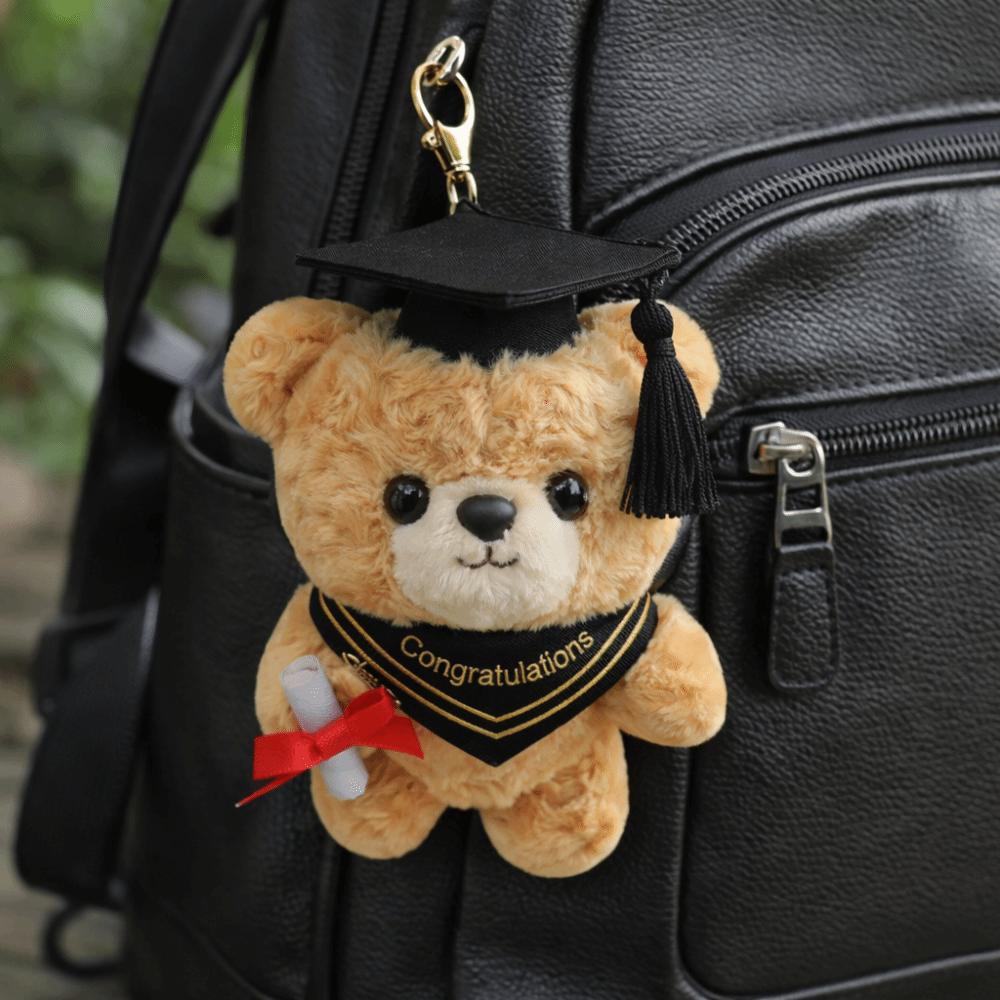 Cute Bear Plush Pendant 15cm Bear Pendant Toy Funny Plush Doll Keychain  Gift Giving