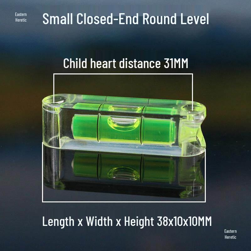 88-Type High-Precision Mini Water Level with Mounting Holes - 38mm Length