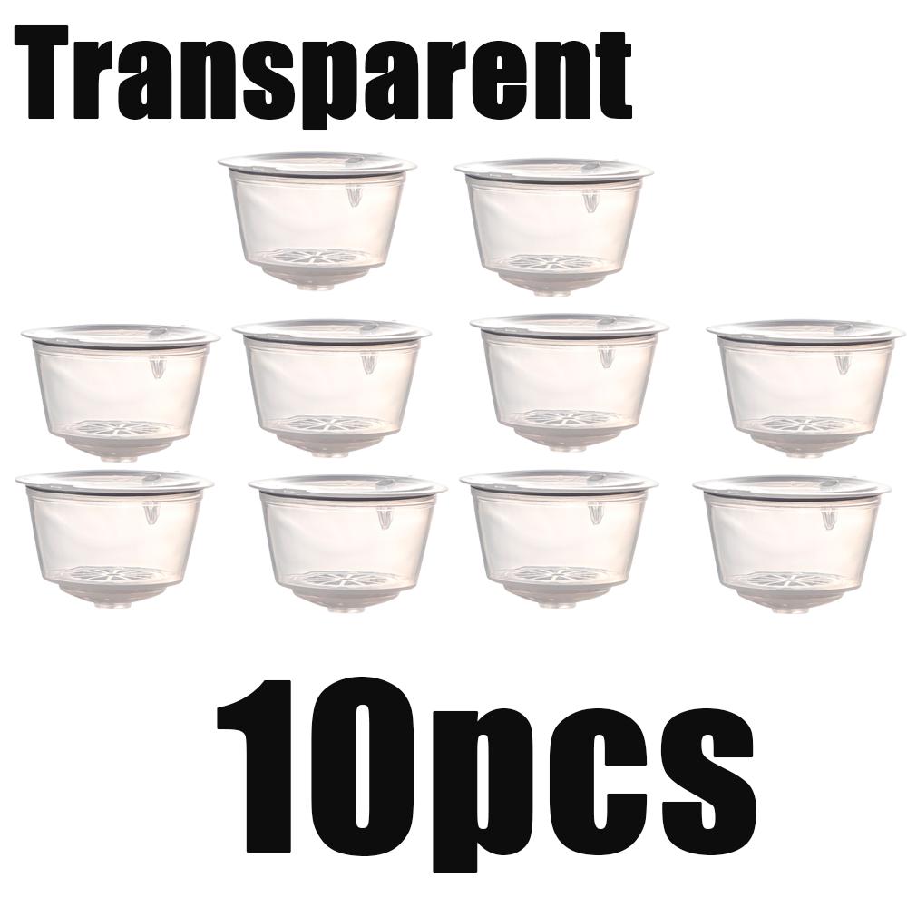 1/3/5/10pcs Reusable Coffee Capsules Filter Cup Dispenser for Nescafe Dolce Gusto Refillable Coffee Capsules Pod Compatible Kit