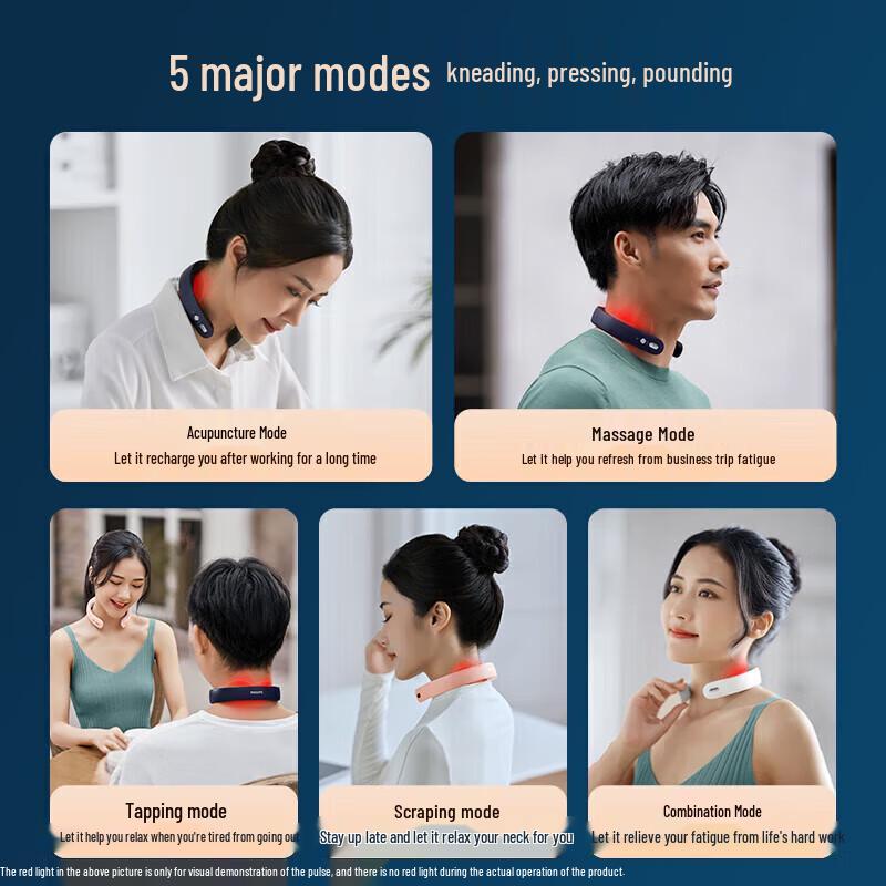 Philips Dual-Frequency Pulse Neck Massager PPM3302N