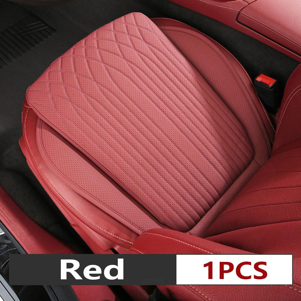 Car Seat Cushion All-season Universal Napa Leather Driver's Front Seat Protector Cover One-piece Summer Breathable Backseat Mat