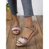 Summer New Large-sized Wedge Heel Sandals