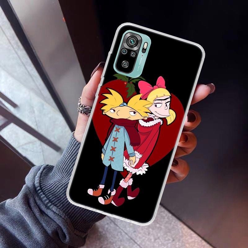 Hey Arnold Phone Case For Xiaomi Redmi Note 10 11 12 13 14 15 Pro Plus 11S 12S 14S 11T 11E 10S Soft TPU Back Cover Redmi Note 14