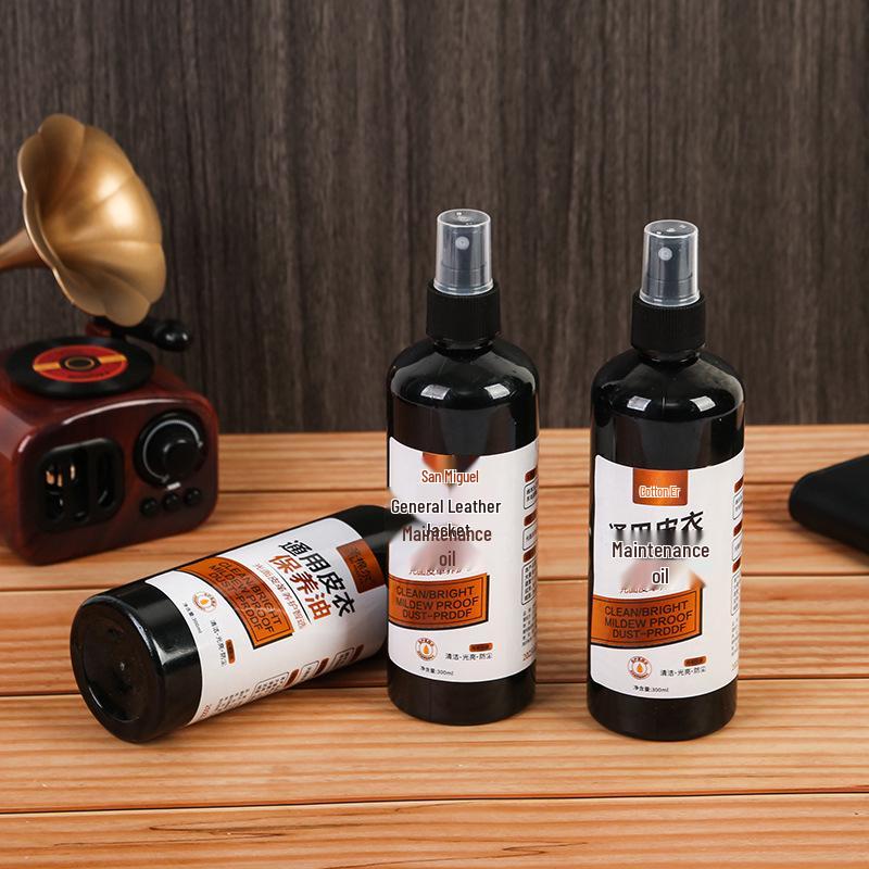 Universal Leather Care Oil - Cleaner & Stain Remover for Bags & Jackets