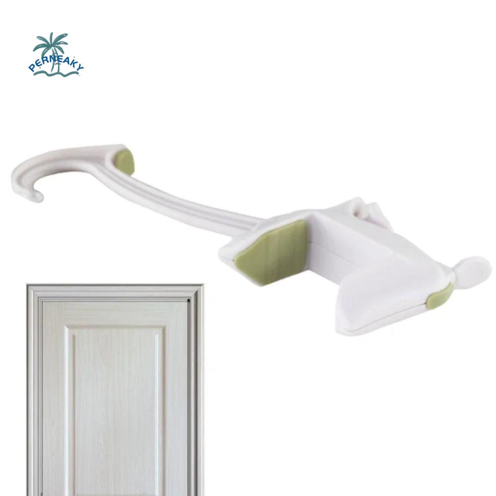 Portable Child Proof Door Stop Easy To Install Anti-Pinch Pinch Guard No Tools Required No Tape Required Door Lock For Children