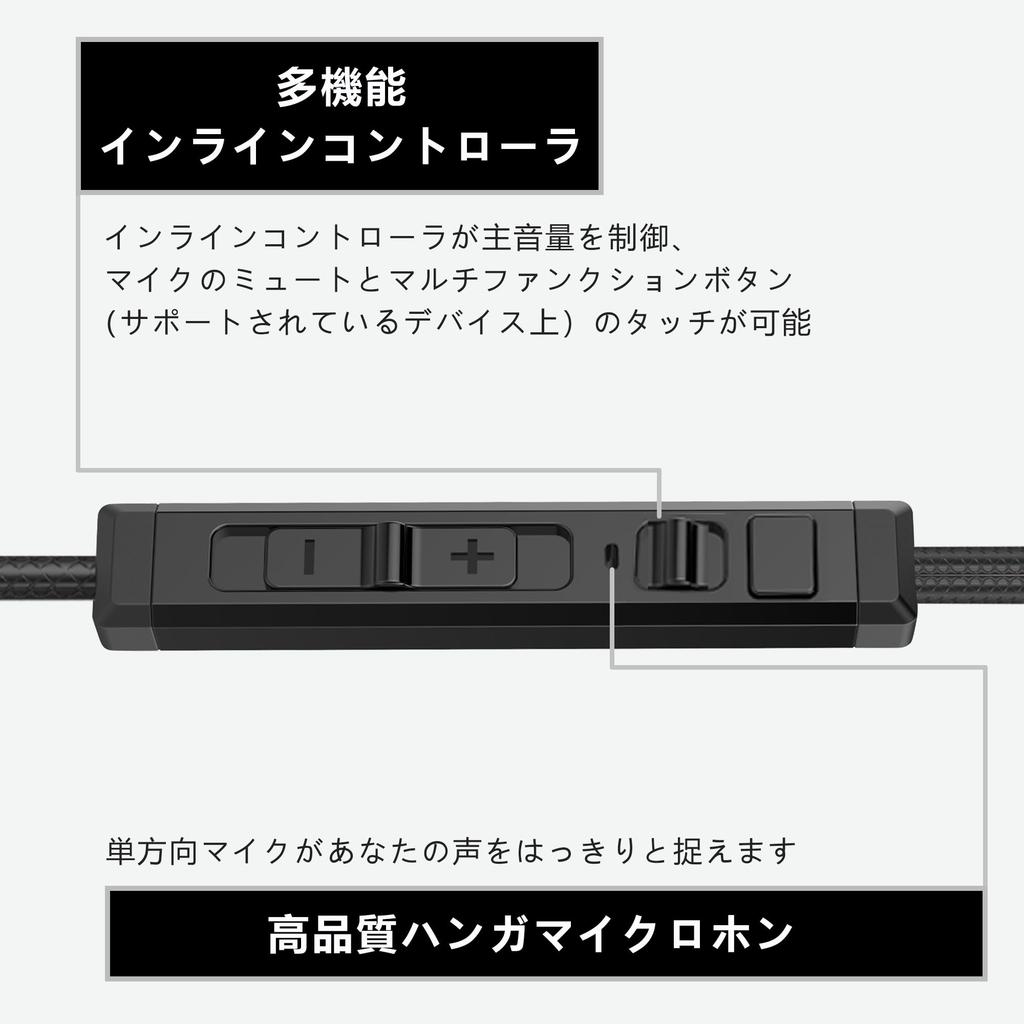 Kasott Soundmaster Pro V1 Gaming Earphones with Microphone Mute Earphone Headphones Type Nintendo Switch Xbox Wired Smartphone Mobile Game Deep Bass