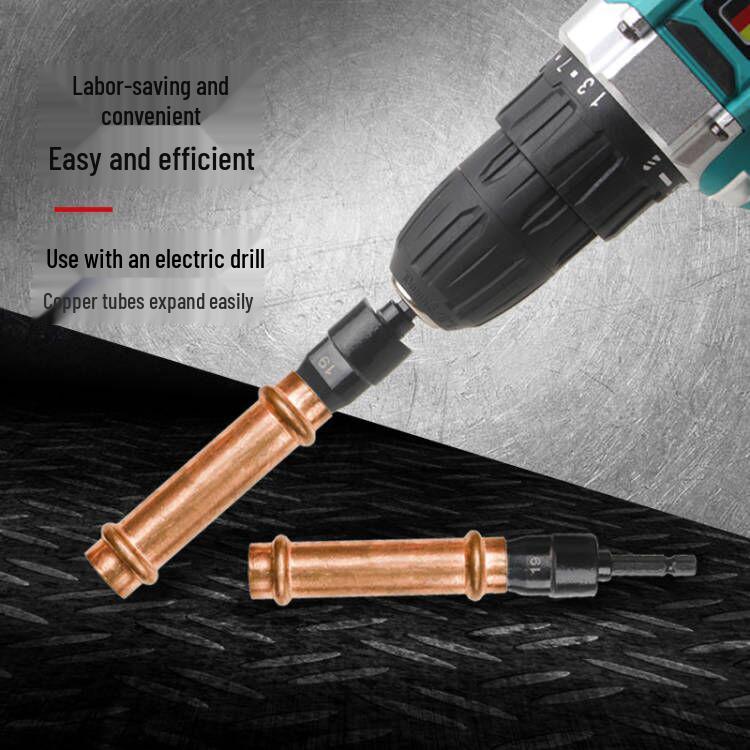 Electric Drill Copper Tube Expansion Tool Set with Hexagonal Handle for Air Conditioning