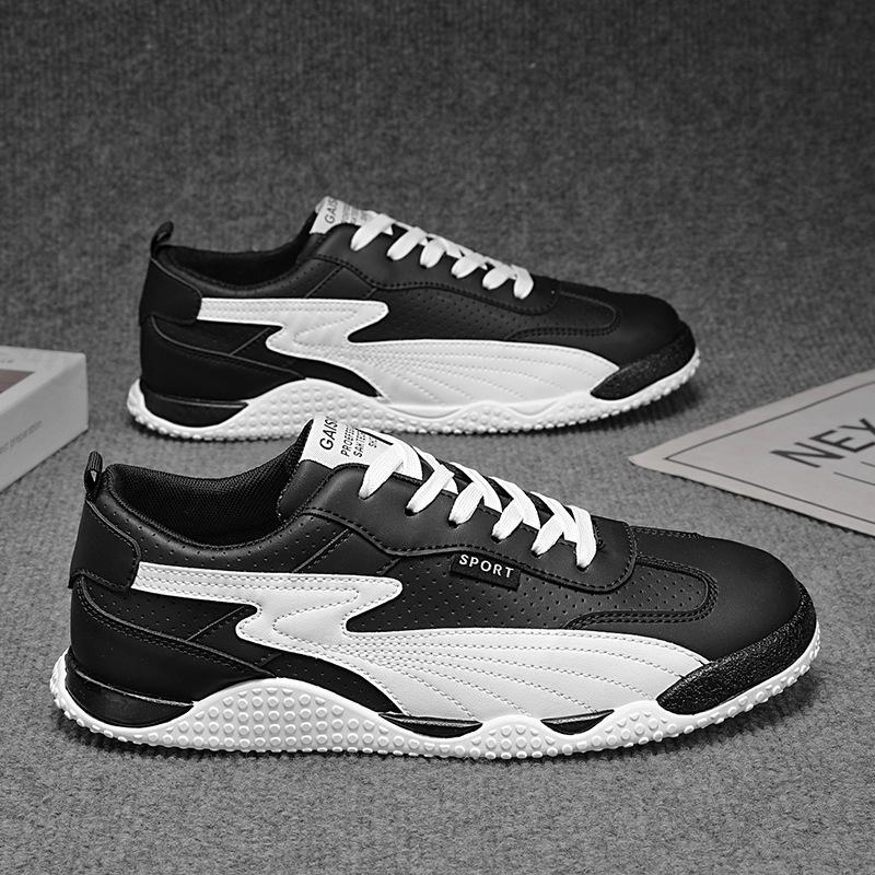 Fashion 2025 Spring New Style Men's Low Top Casual Sports Shoes Lace-up Comfortable Lightweight Fashion Non Slip Daily Hiking Sneakers