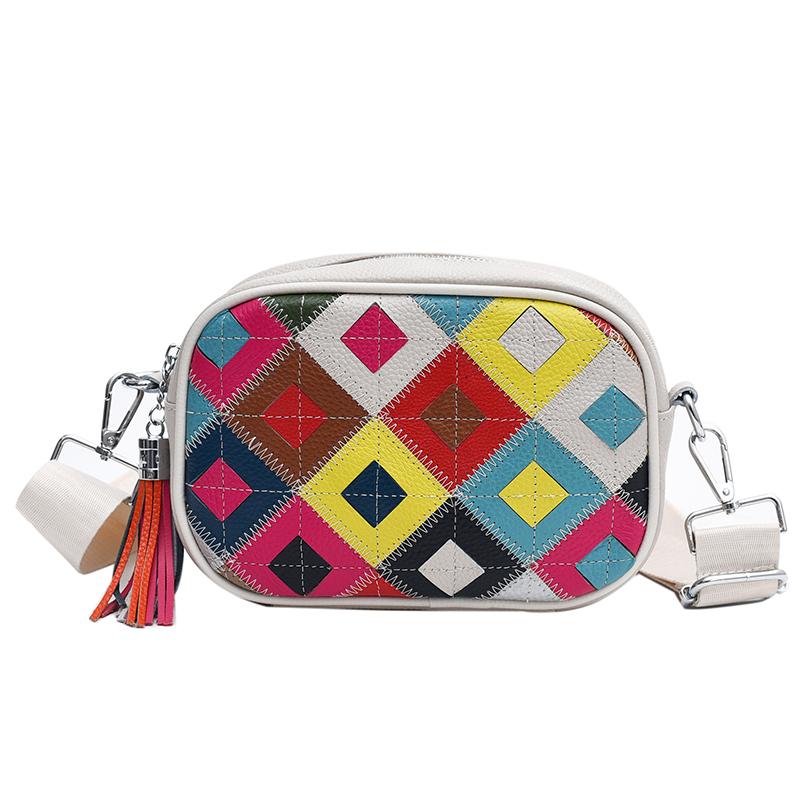 

Новая кожаная цветная сумка-мессенджер для женщин, роскошная высококачественная женская сумка через плечо