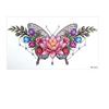 3D Texture Floral Body Art Sticker Crown Cross Wing Temporary Tattoo Instant Decals  Music Festival