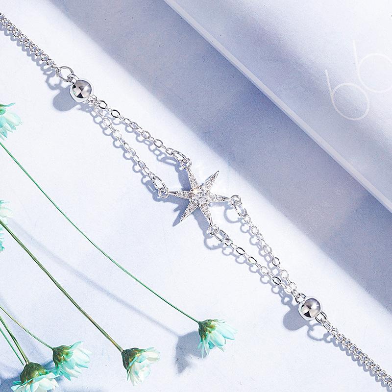 Lindon Zirkon-Armband, Schmuck, geometrische Perlen-Kettenglieder-Armbänder, modisches feines Hochzeitsgeschenk für Freundin und Frauen