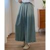 Johnature Japanese Forest Wide Leg Pants Women Summer Loose Versatile Pants Wooden Ears Straight Pants