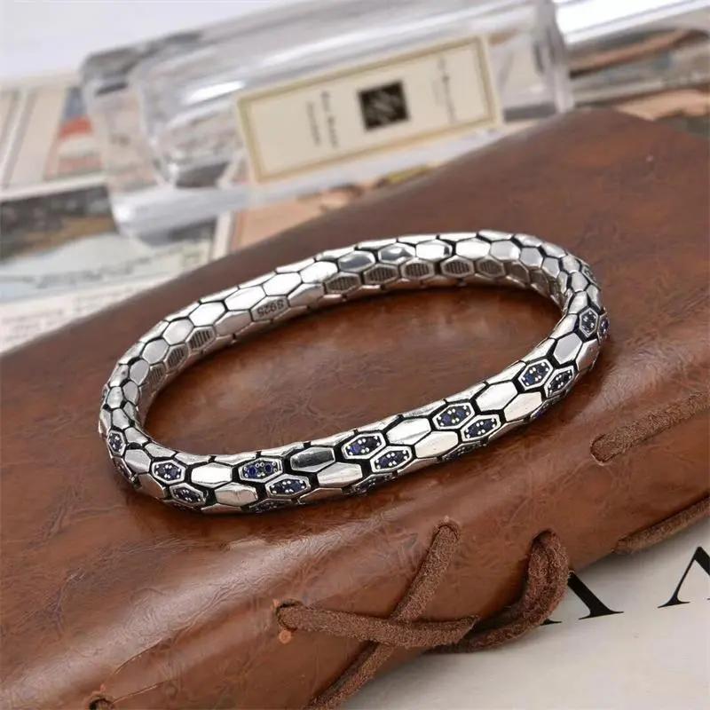Europe and America Snake Pattern Handsome High-end Luxury Accessories